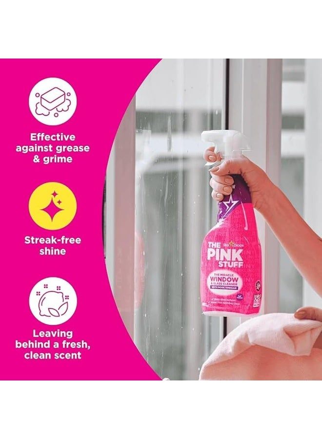 Stardrops The Pink Stuff The Miracle Window And Glass Cleaner With Rose Vinegar 850 ML - Image 2